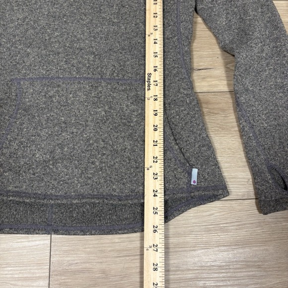 Stio Sweetwater Fleece Womens Small Gray Pullover Hoodie Jackson Hole Zip - Picture 5 of 9